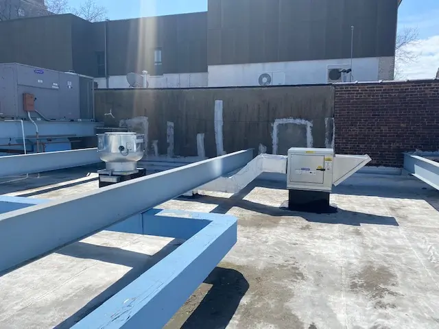 Interior Exterior Ductwork Commercial Kitchen Exhaust Ventilation Hood & Duct Installation & Repair NYC 5
