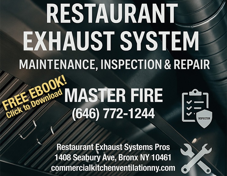 Master Fire Ebook Commercial Kitchen Ventilation Restaurant Exhaust System Pros NYC Maintenance Inspection Repair Violations Installation