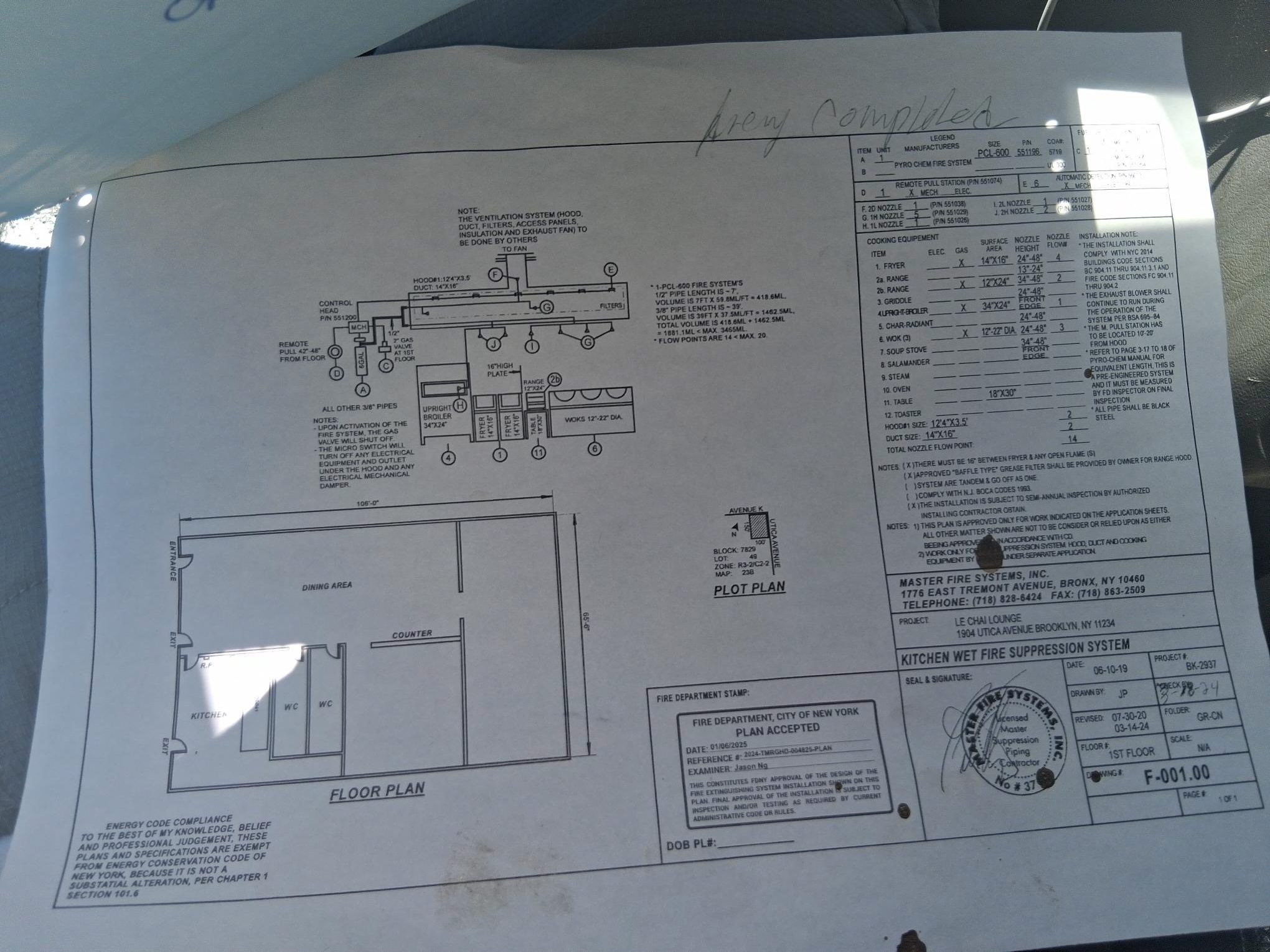 Master Fire Commercial Kitchen Exhaust Ventilation System Emergency Service Westchester 2