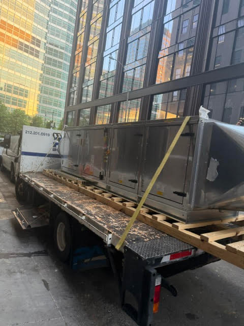 pollution control unit installation corporate cafeteria dining NYC Master Fire 140 West 2