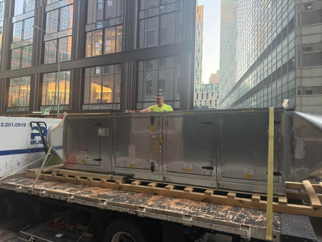 pollution control unit installation corporate cafeteria dining NYC Master Fire 140 West 3