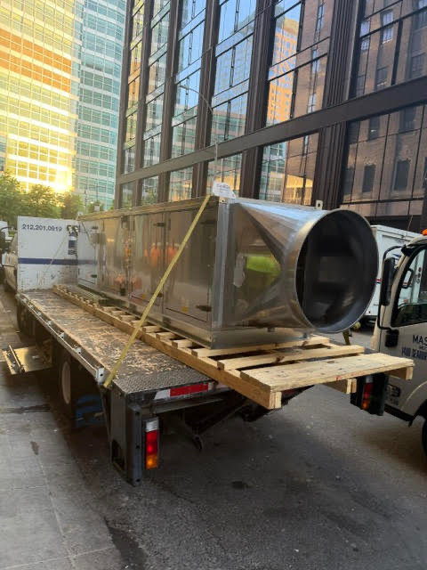 pollution control unit installation corporate cafeteria dining NYC Master Fire 140 West 4